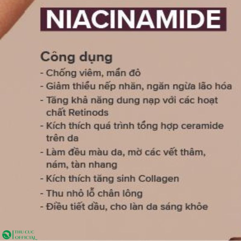 Công dụng của Niacinamide