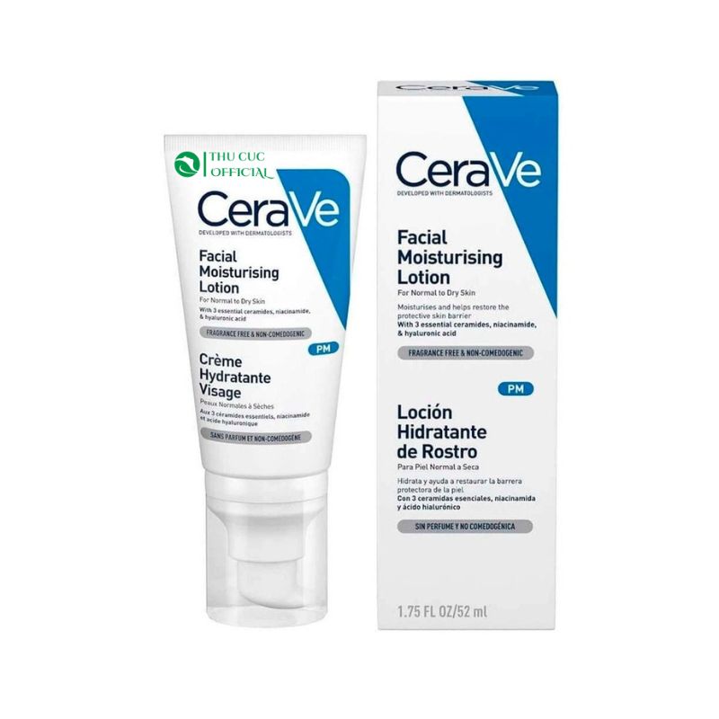 CeraVe PM Facial Moisturising Lotion: