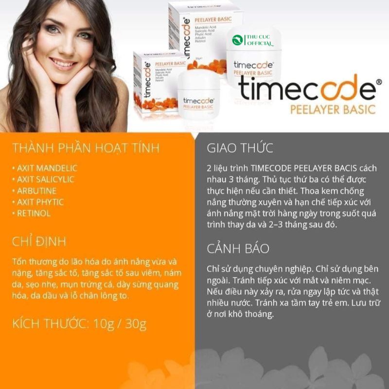 Thành phần Timecode Peelayer Basic