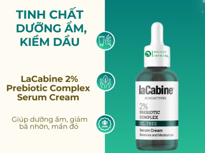 LaCabine 2% Prebiotic Dưỡng ẩm kiềm dầu