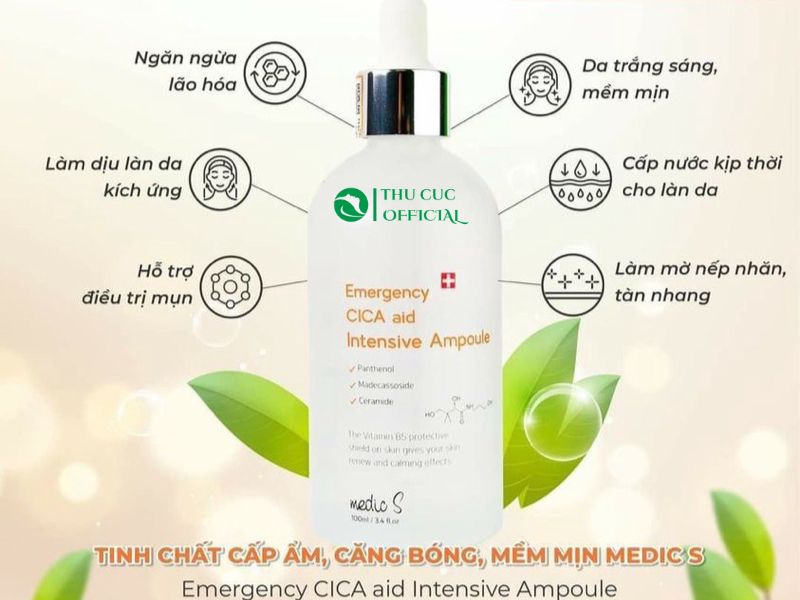 Medic S Serum dưỡng ẩm kiềm dầu
