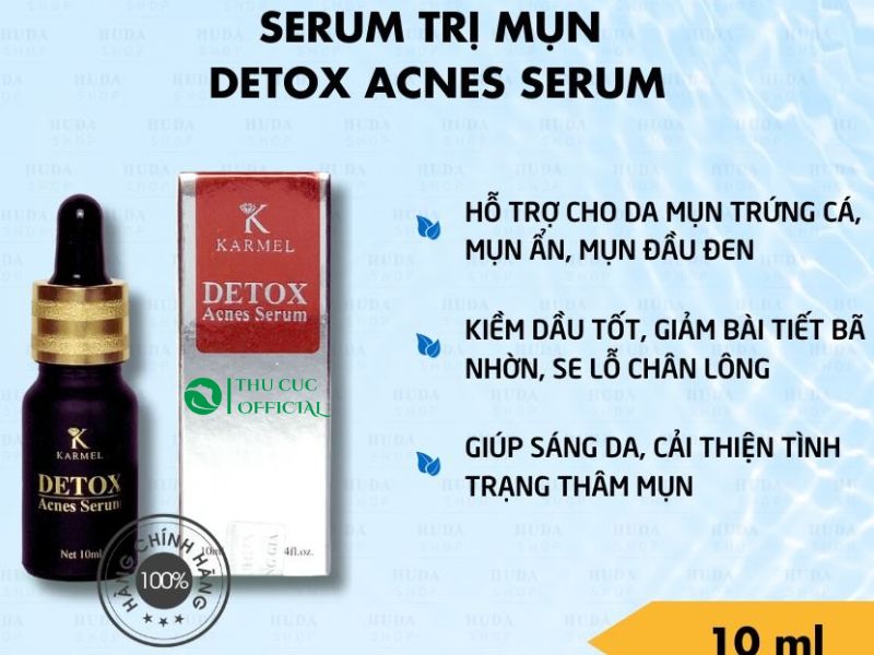 Karmel detox Acne - Dưỡng ẩm giảm mụn ẩn