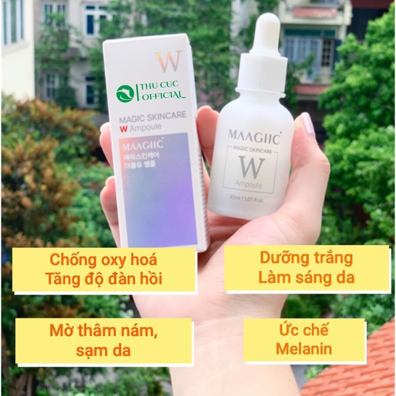 Công dụng của Serum Maagiic Magic Skincare W Ampoule sáng da