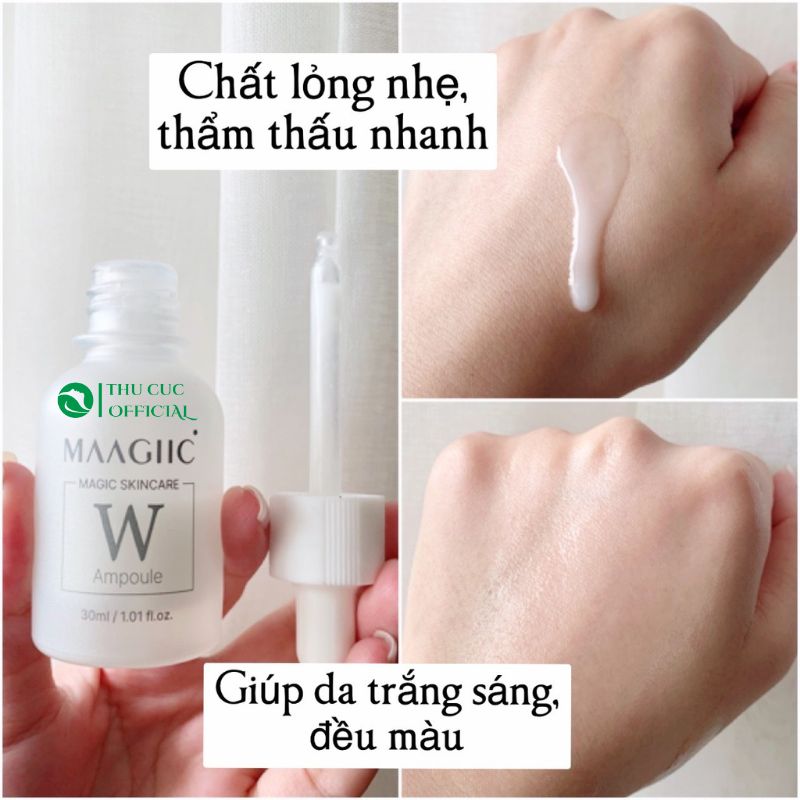 Serum Maagiic Magic Skincare W Ampoule mỏng nhẹ