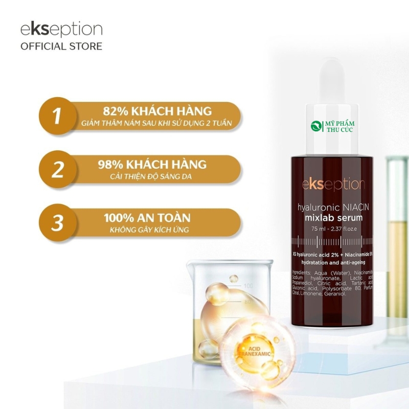 Đánh giá của khách hàng về serum Ekseption Hyaluronic Niacin