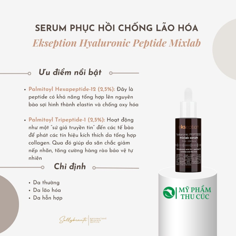Ưu điểm của Serum Ekseption Peptides