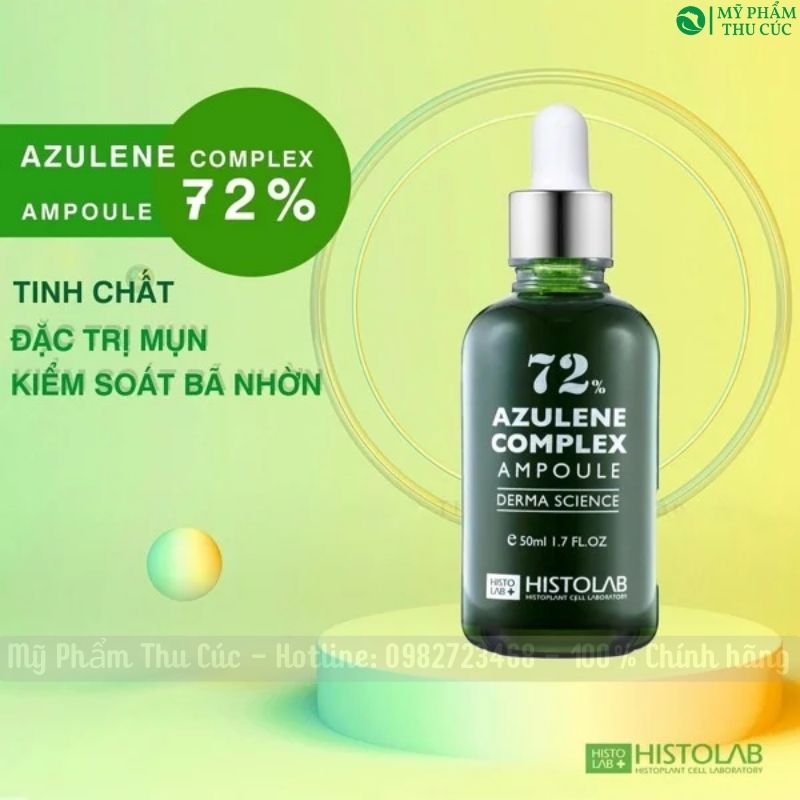Thành phần của Histolab 72% Azulene Complex Ampoule Derma Science