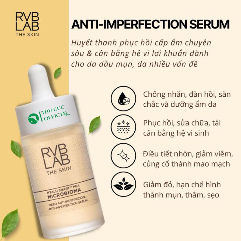 Công dụng của RVB LAB Microbioma Anti-Imperfection serum