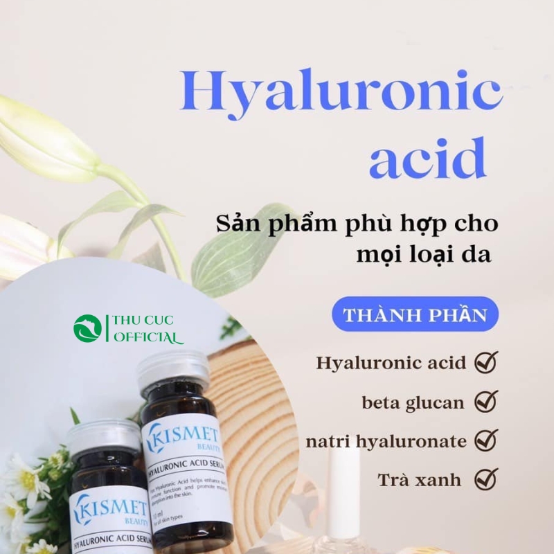 Thành phần chính trong Serum HA Kismet