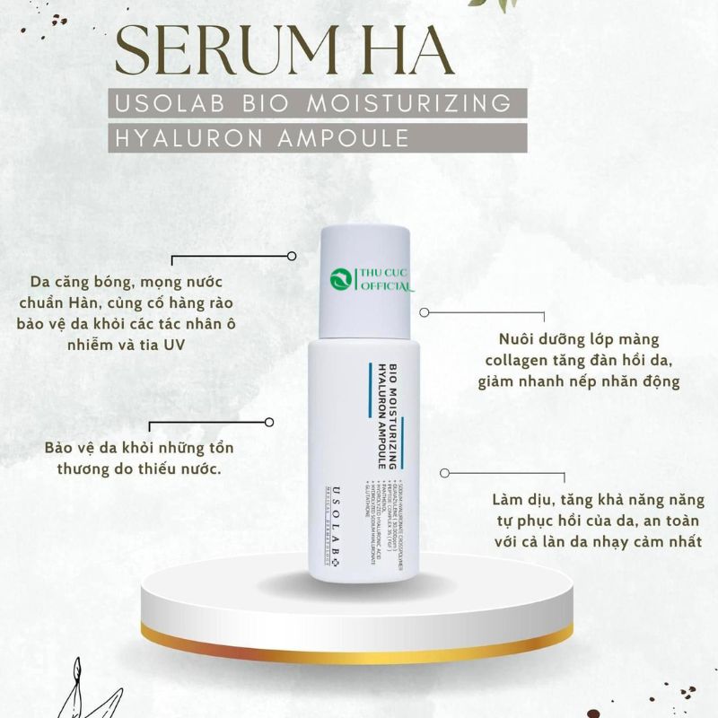 Đánh giá hiệu quả khi sử dụng Usolab Bio Moisturizing Hyaluron Ampoule