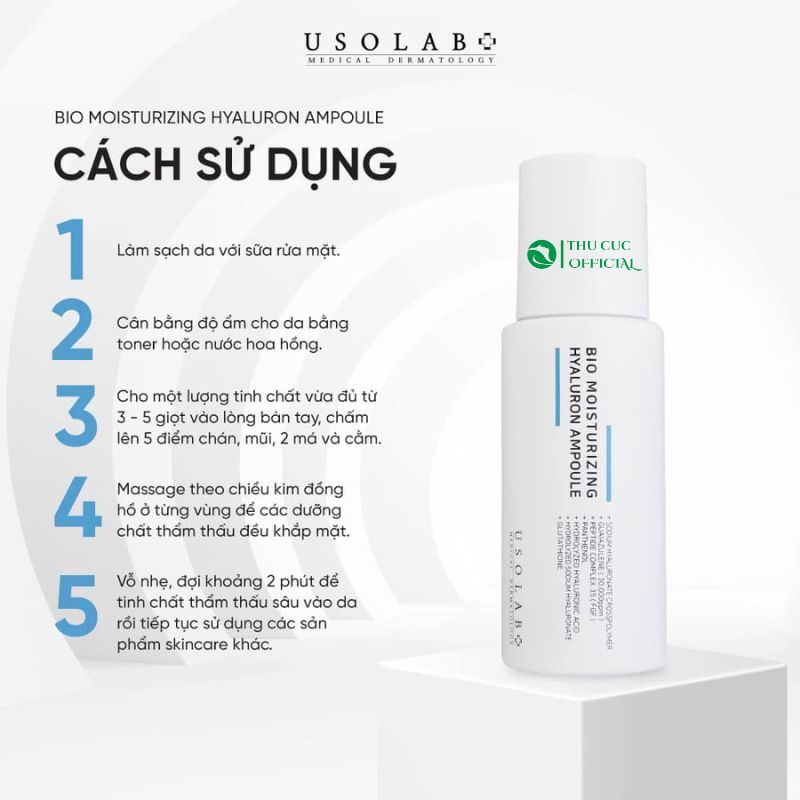 Hướng dẫn dùng tinh chất HA Usolab