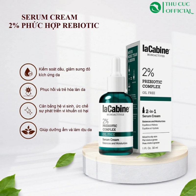 Công dụng của LaCabine 2% Prebiotic