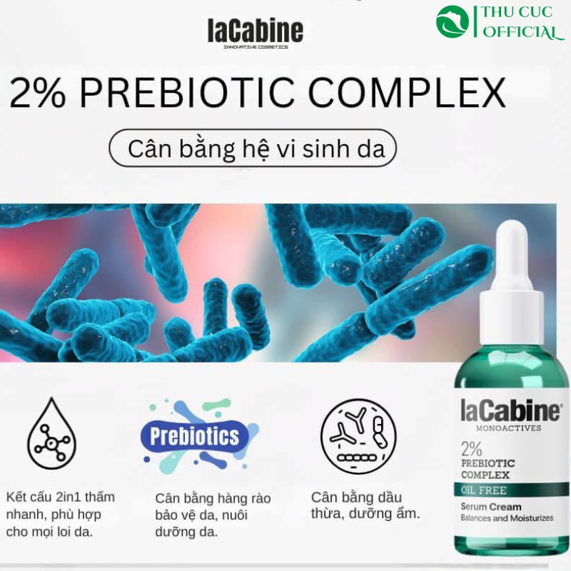 LaCabine 2% Prebiotic cân bằng hệ vi sinh