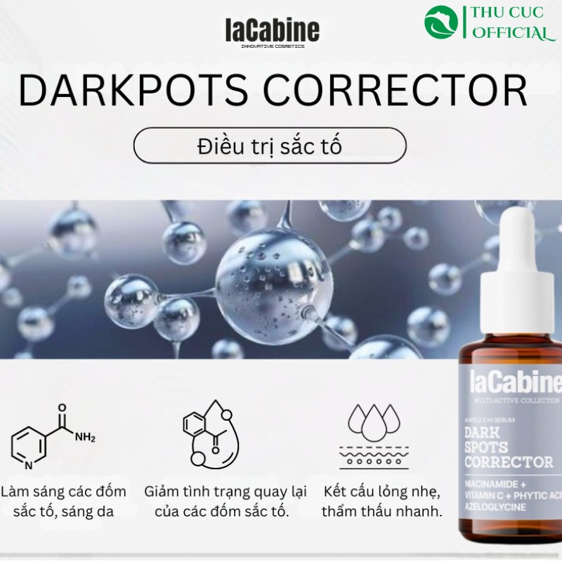 Thành phần chính trong LaCabine Dark Spots Corrector