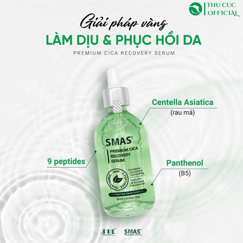 Serum Smas Premium Cica Recovery phục hồi da