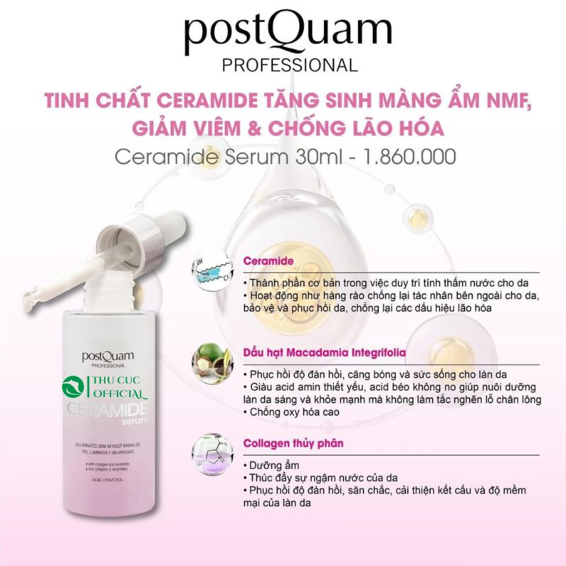 Thành phần chính trong Serum PostQuam Ceramide