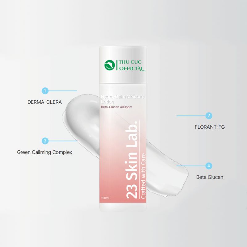 Thành phần chính trong Lotion 23 Skinlab