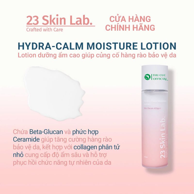 Công dụng của sữa dưỡng ẩm 23 Skinlab