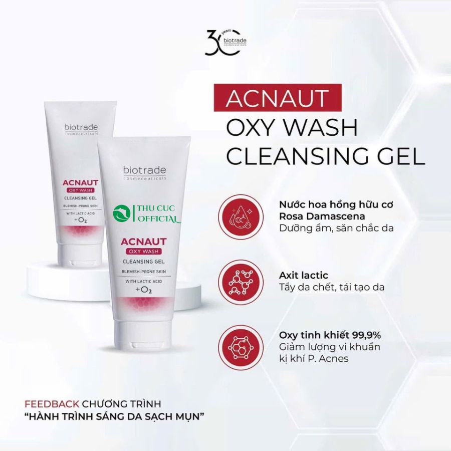 Biotrade Acnaut Oxy Wash Cleansing Gel 200ml
