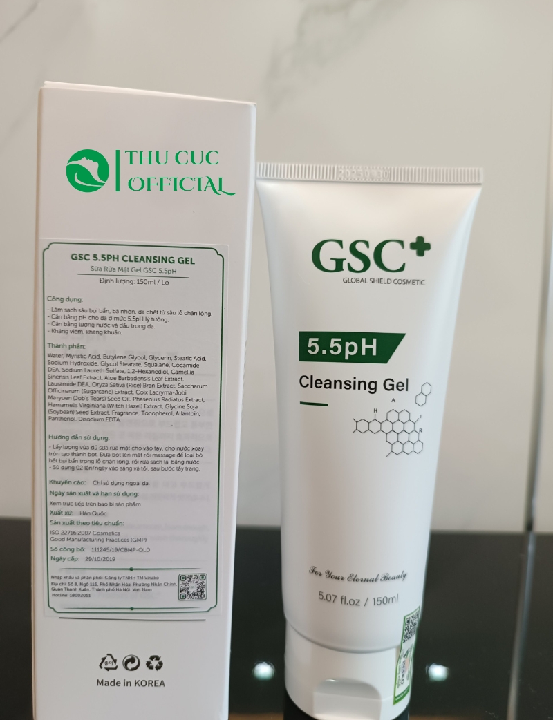 Sữa rửa mặt GSC+ Gel 150ml