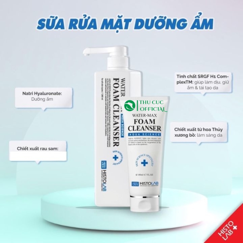 Thành phần sữa rửa mặt Histolab