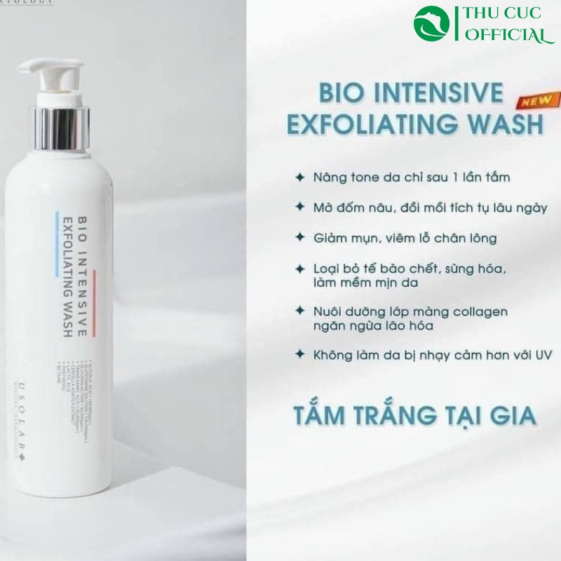 Công dụng của sữa tắm Usolab