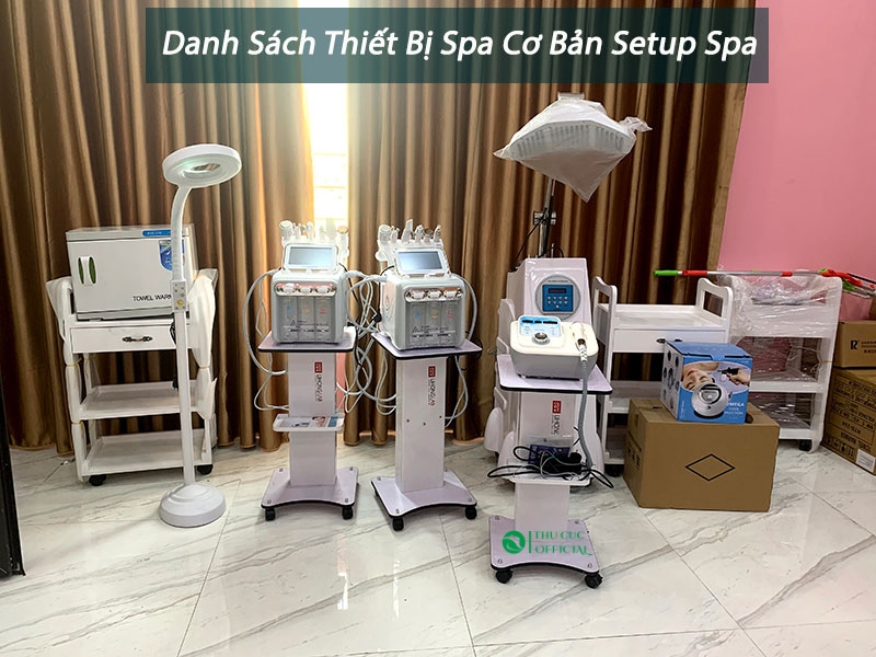 Thiết bị cơ bản dùng trong Spa
