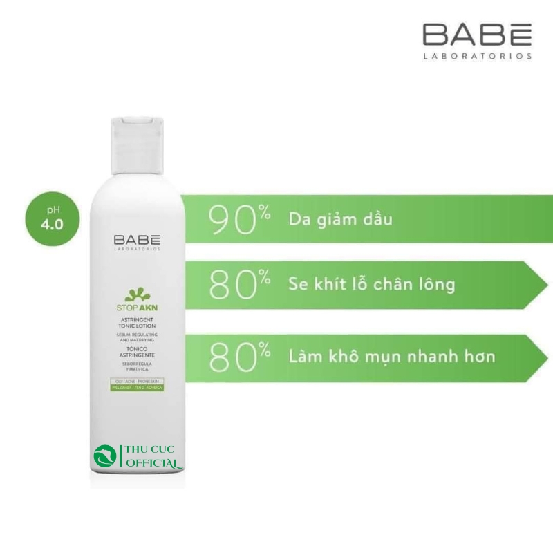 Công dụng của Toner cho da mụn babe
