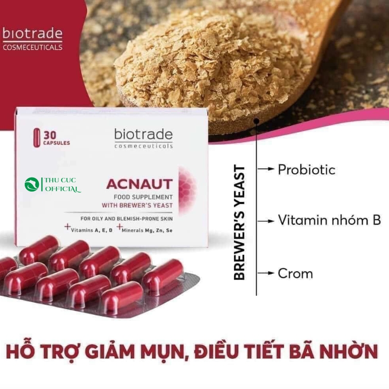 Thành phần trong viên uống mụn Biotrade