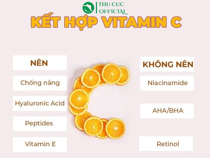 Vitamin C có thể kết hợp với hoạt chất nào