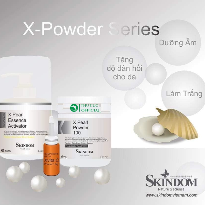 Bộ ủ trắng Ngọc Trai Skindom