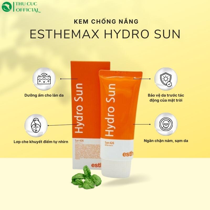 Đặc điểm của kem chống nắng Esthemax