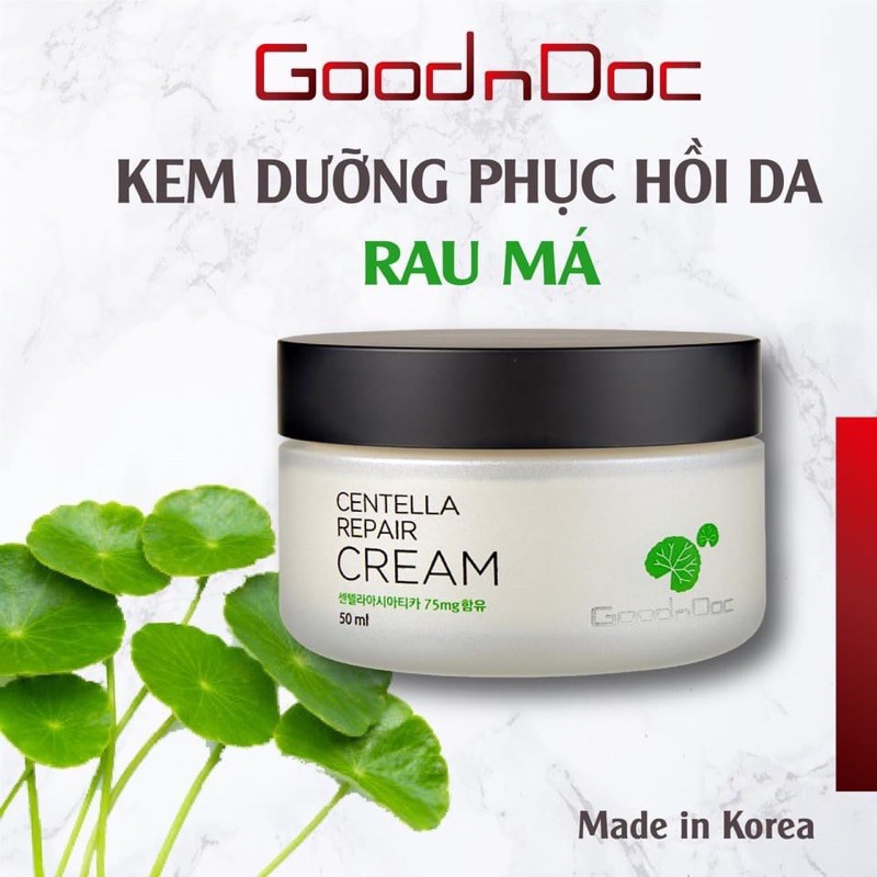 Kem dưỡng Goodndoc phục hồi rau má