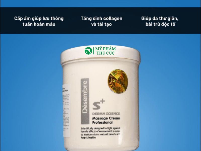 Kem massage mặt Desembre - Sự lựa chọn tối ưu cho Spa
