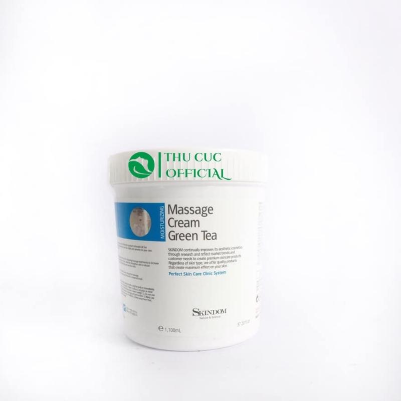 Kem massage trà xanh Skindom 1100g