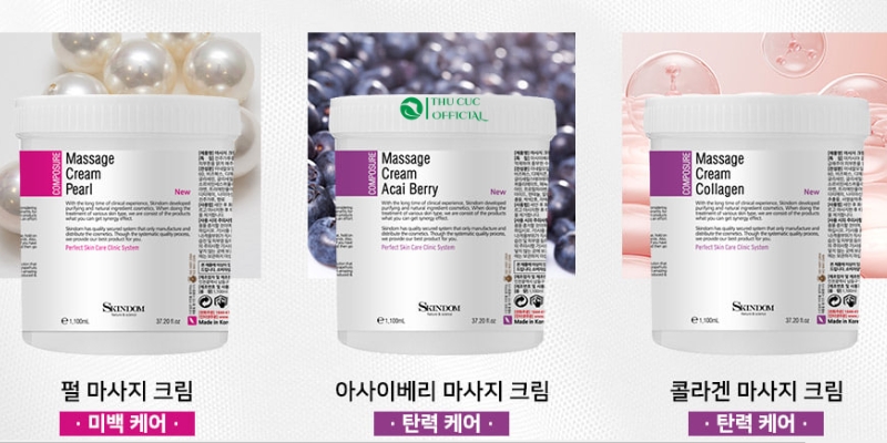 Kem massage Skindom Cho Spa
