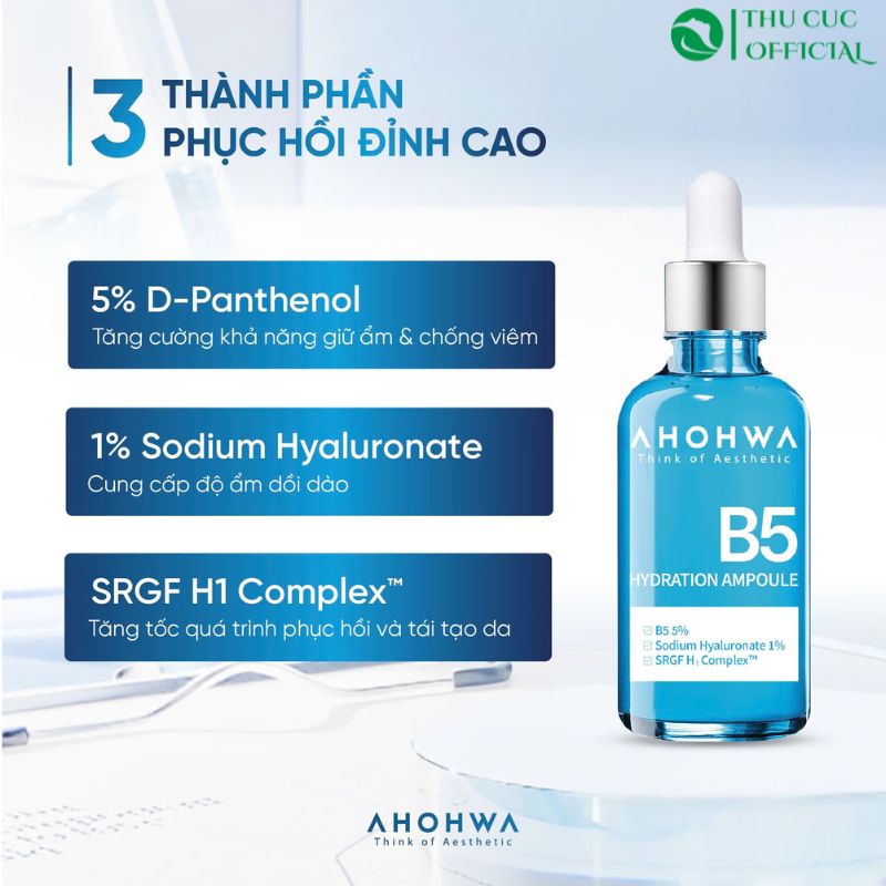 Thành phần trong Serum Vitamin B5 Ahohwa