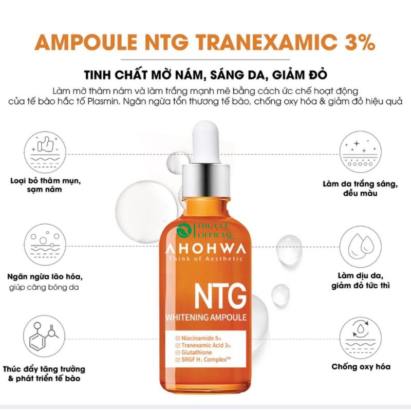 Serum dưỡng sáng da Ahohwa NTG