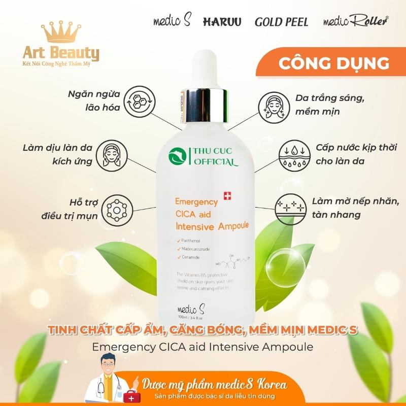 Tinh chất cấp ẩm căng bóng Medic S 100ml