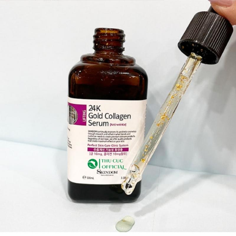 Hướng dẫn dùng Serum 24k Skindom