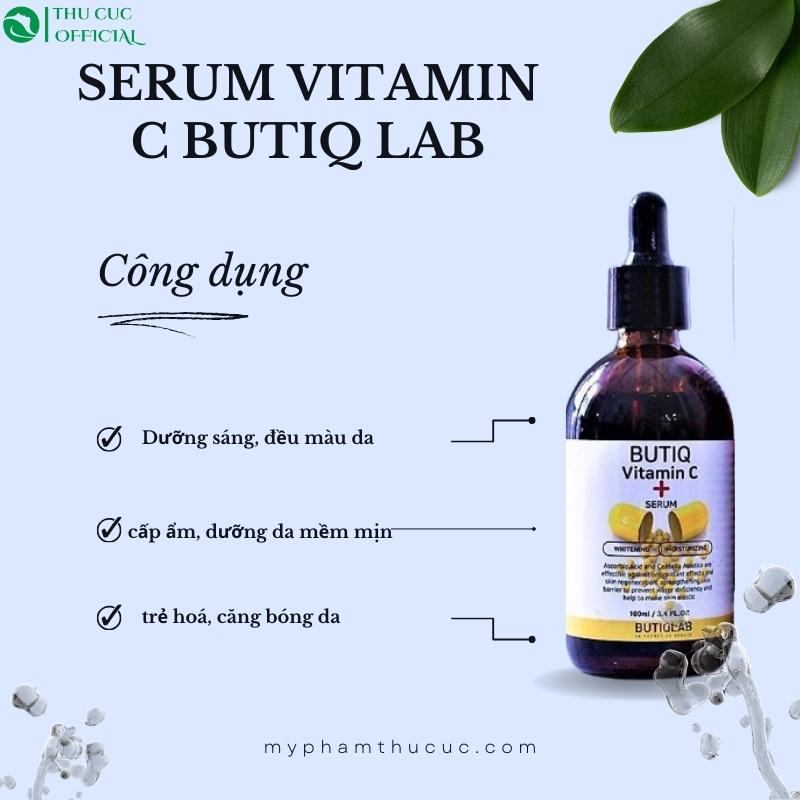 Công dụng Serum Vitamin C ButiQ LAb