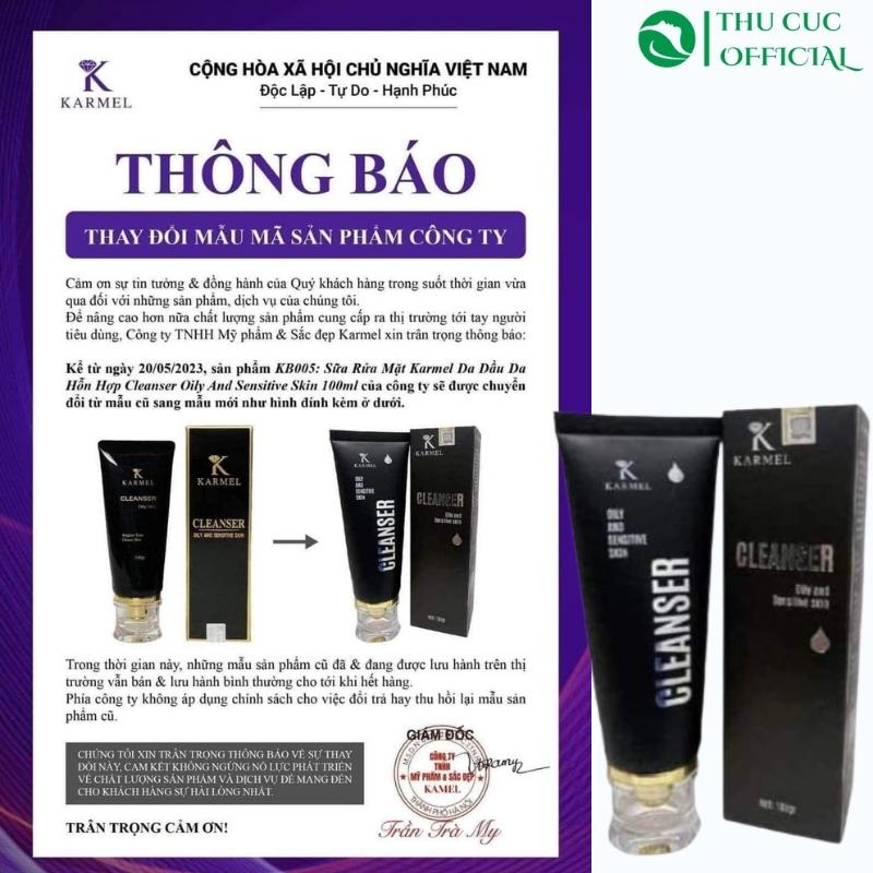 Kamel Oily Skin Cleanser  mẫu mới