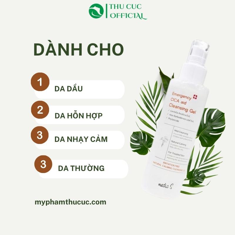 Gel rửa mặt Medic S da dầu dành cho da dầu