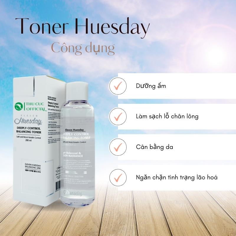 Công dụng của Toner Huesday