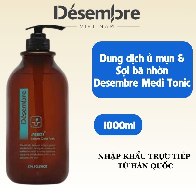 ủ mụn bã nhờn desembre