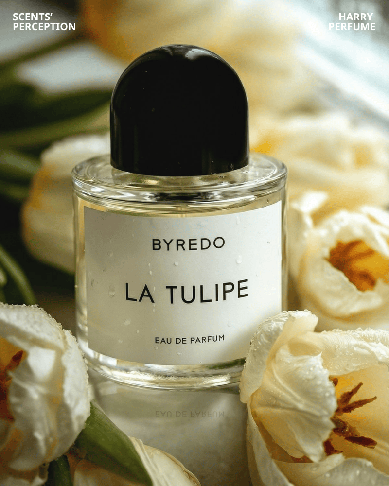 Byredo La Tulipe tái hiện hoa tulip mùa xuân qua hương xanh, sương mai, tạo cảm giác thanh khiết, tươi mới, đầy nghệ thuật