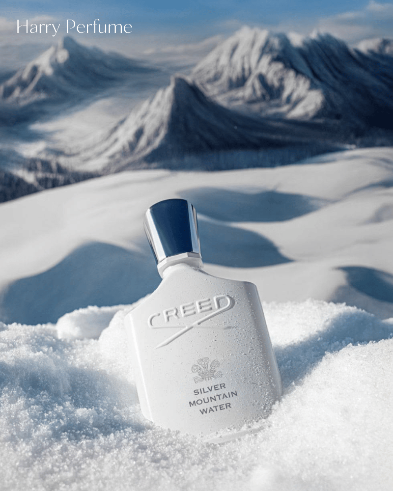 Hương cuối Creed Silver Mountain Water EDP hòa quyện xạ hương, gỗ đàn hương, tạo nét thanh sạch, ấm áp.
