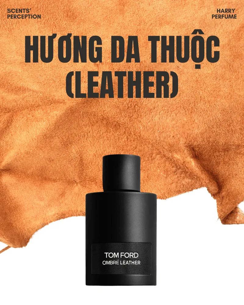 Hương Leather (da thuộc) là biểu tượng của sự mạnh mẽ, bản lĩnh và phong thái riêng biệt