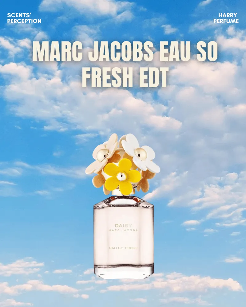 Marc Jacobs Daisy Eau So Fresh mang trọn tinh thần xuân thì rực rỡ với thiết kế nắp hoa sống động và dải hương hoa quả tươi sáng