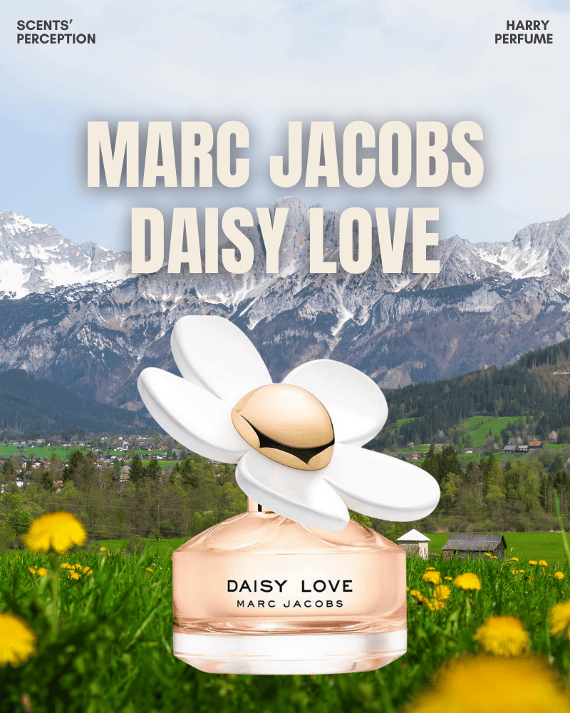 Thiết kế chai trong trẻo với nắp hoa cúc đặc trưng mang vẻ đẹp ngây thơ nhưng đầy cuốn hút,